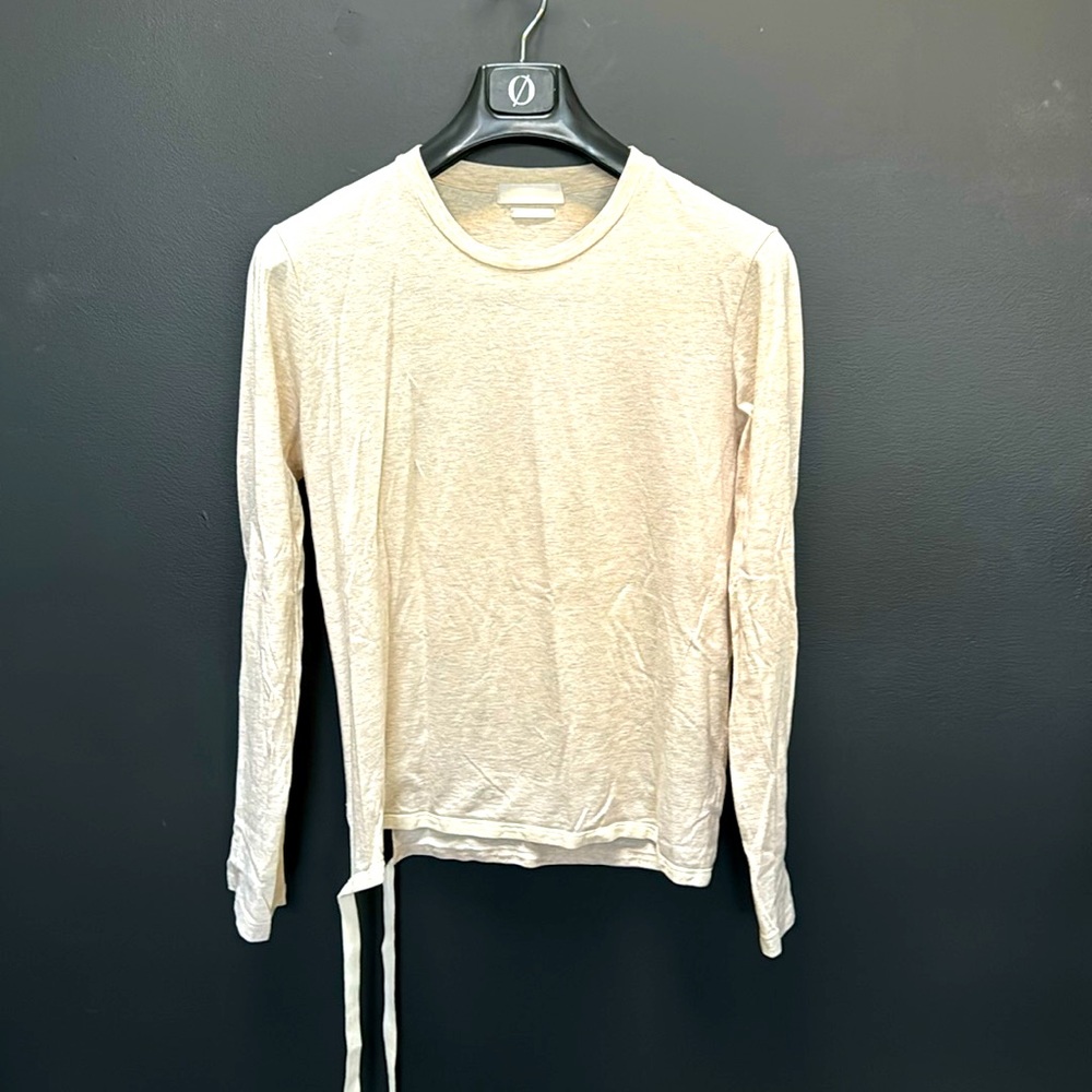 Alexander McQueen Vintage Long-Sleeve Shirt with Ribbon Detail. Mens S/46 UNISEX